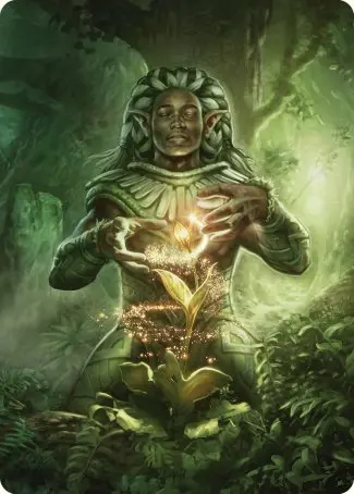 Elvish Mystic Art Card [Commander Masters Art Series] 1