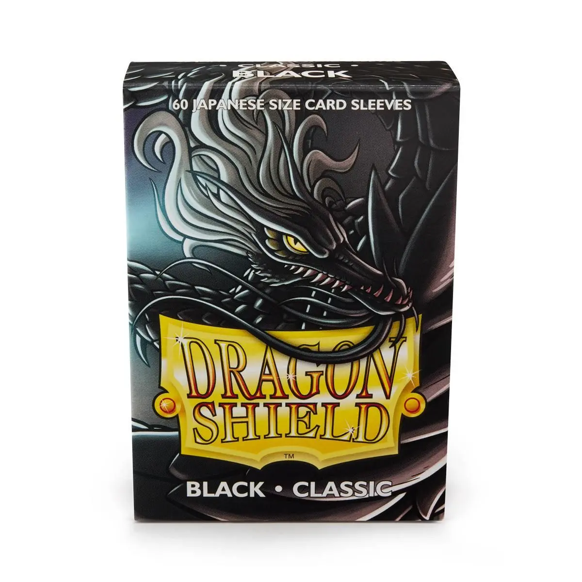 Dragon Shield: Japanese Size 60Ct Sleeves - Black (Classic) 1