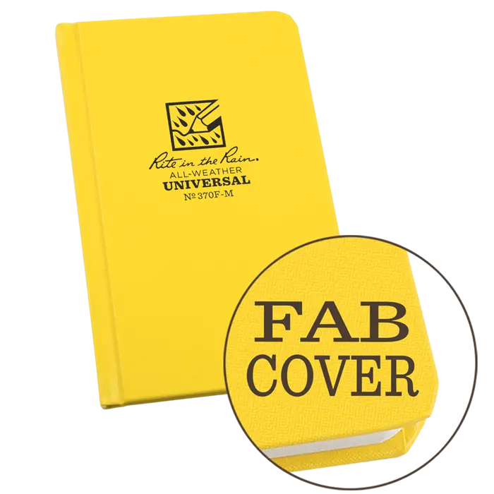 Rite-In-The-Rain - #370F-M Pocket Sized Bound Book, Universal Pattern 1