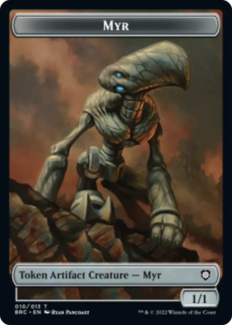 Myr // Servo Double-Sided Token [The Brothers' War Commander Tokens] 1