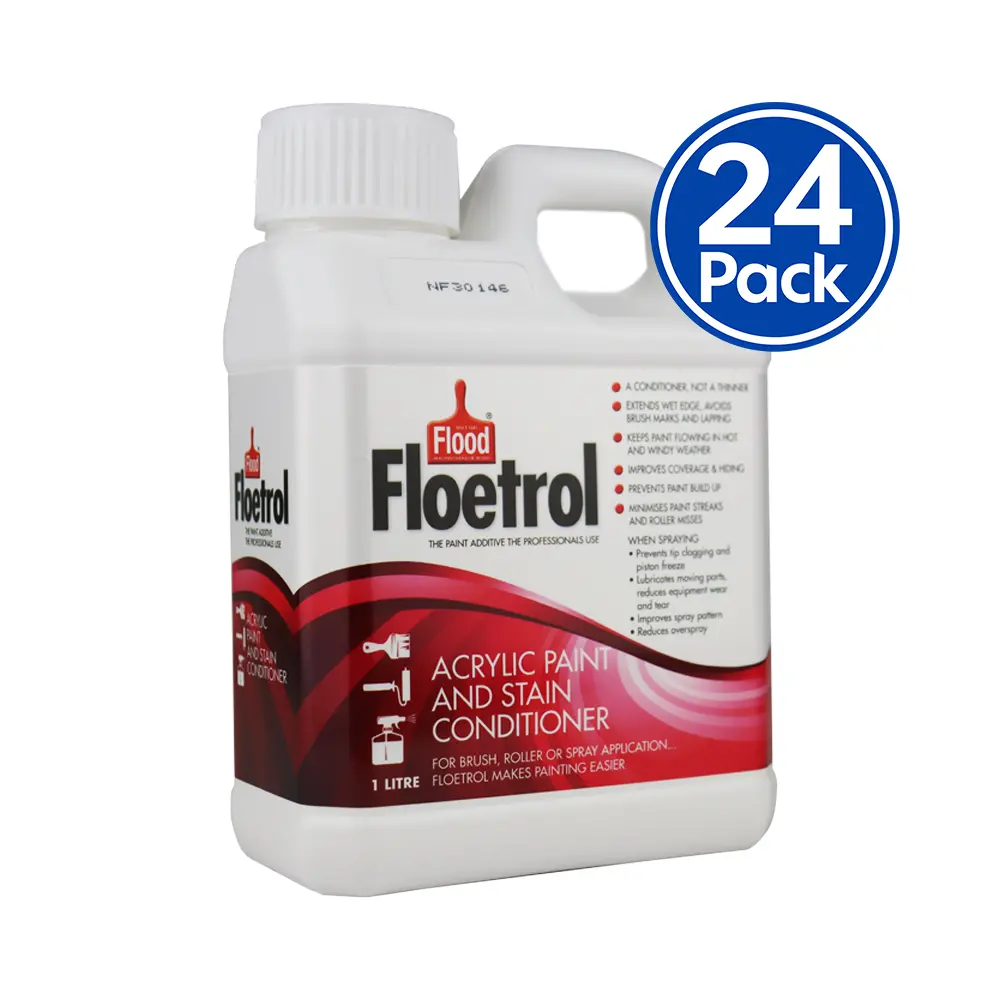Flood Floetrol Acrylic Stain Conditioner Painting Additive 1L X 24 Pack 1