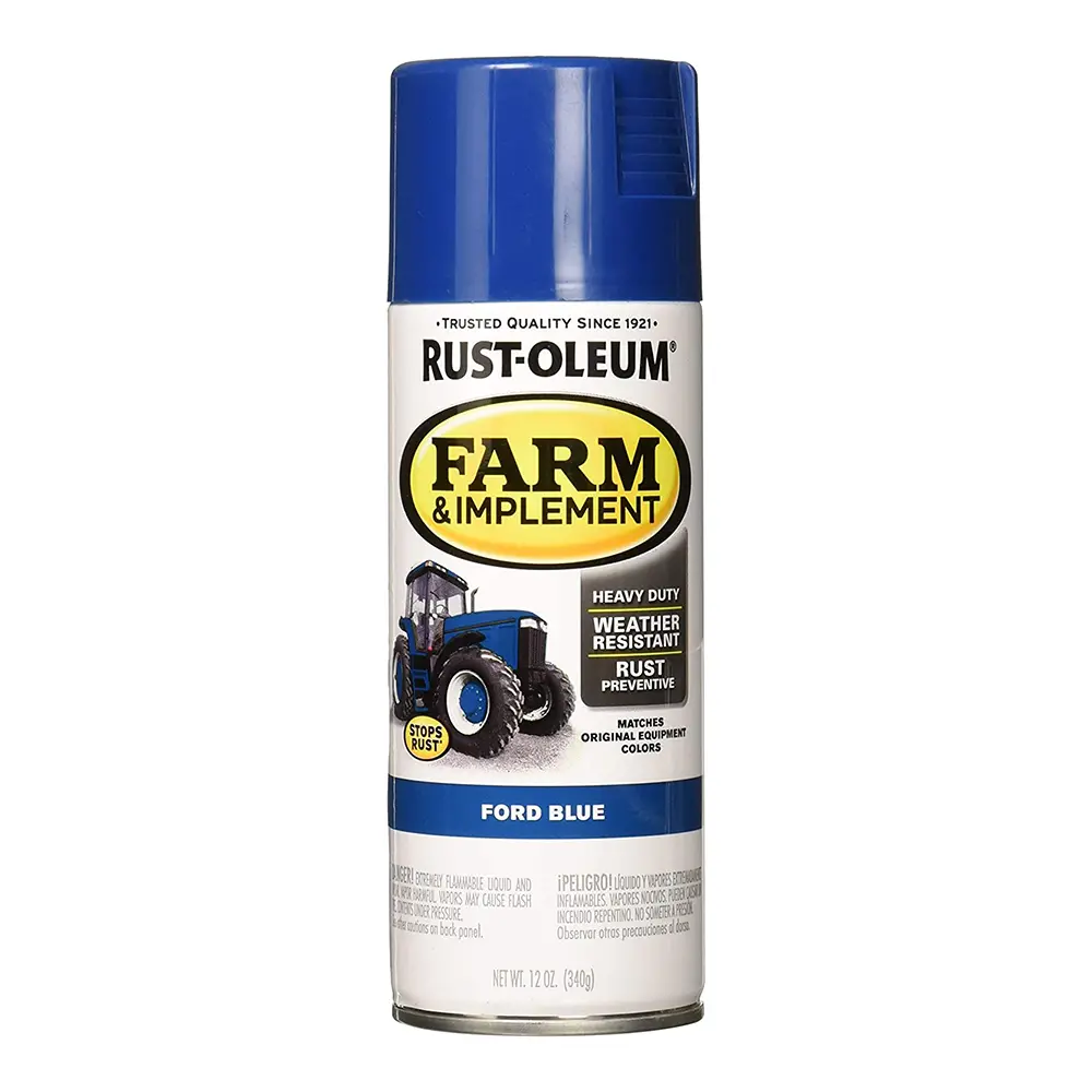 Rust-Oleum Farm Equipment Spray Paint Ford Blue 340G Aerosol 1