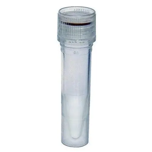 Microcentrifuge Tubes With Screw Caps, Sterile, 1.5 Ml, Free-Standing, Pkg/100 1