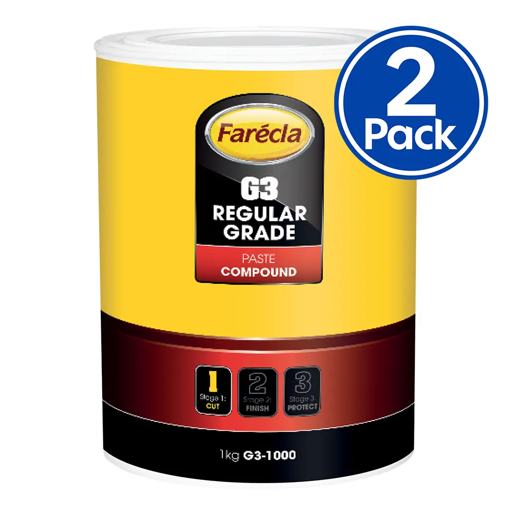 Farecla G3 Regular Grade Cutting Compound 1Kg Car Buffing Paste X 2 Pack 1