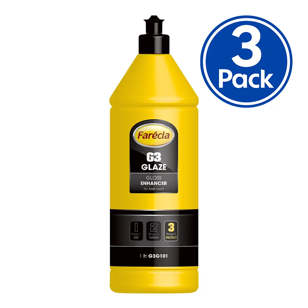 Farecla G3 Glaze Gloss Enhancer 1L Scratch Filling Compound G3g101 X 3 Pack 1
