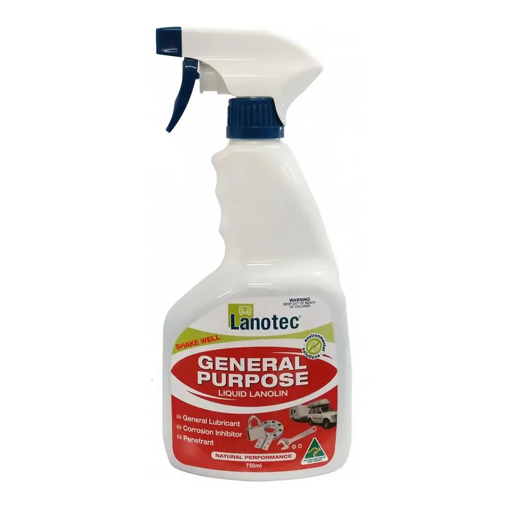 Lanotec General Purpose Liquid Lanolin 750Ml Spray Lubricant Corrosion Inhibitor 1