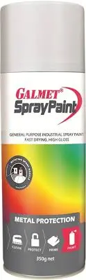 Galmet Silver 350G Spraypaint – Fast-Dry, High Gloss Enamel 1