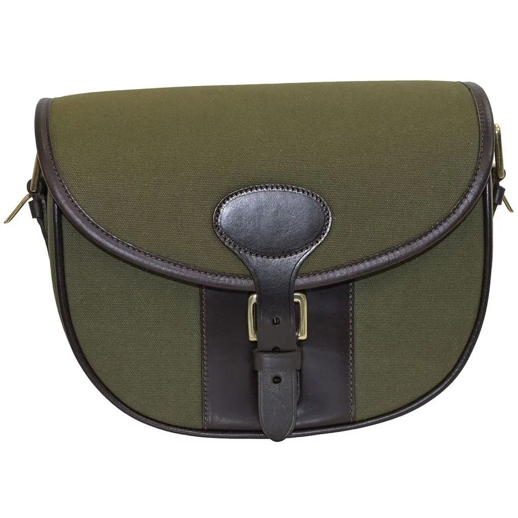 Gmk Stockbridge Canvas & Leather Cartridge Bag - Green 1