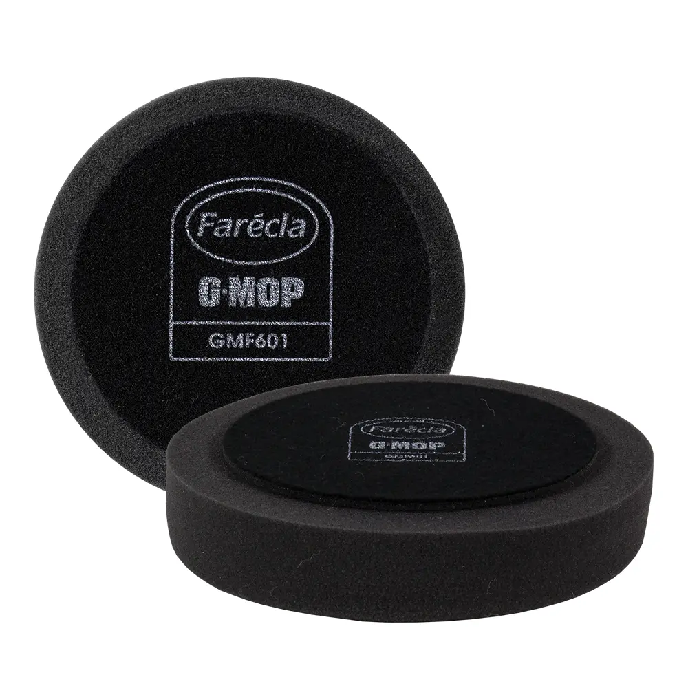 Farecla G Mop 6" (150Mm) Black Hook & Loop Finishing Foam Pads X 2 Pack 1