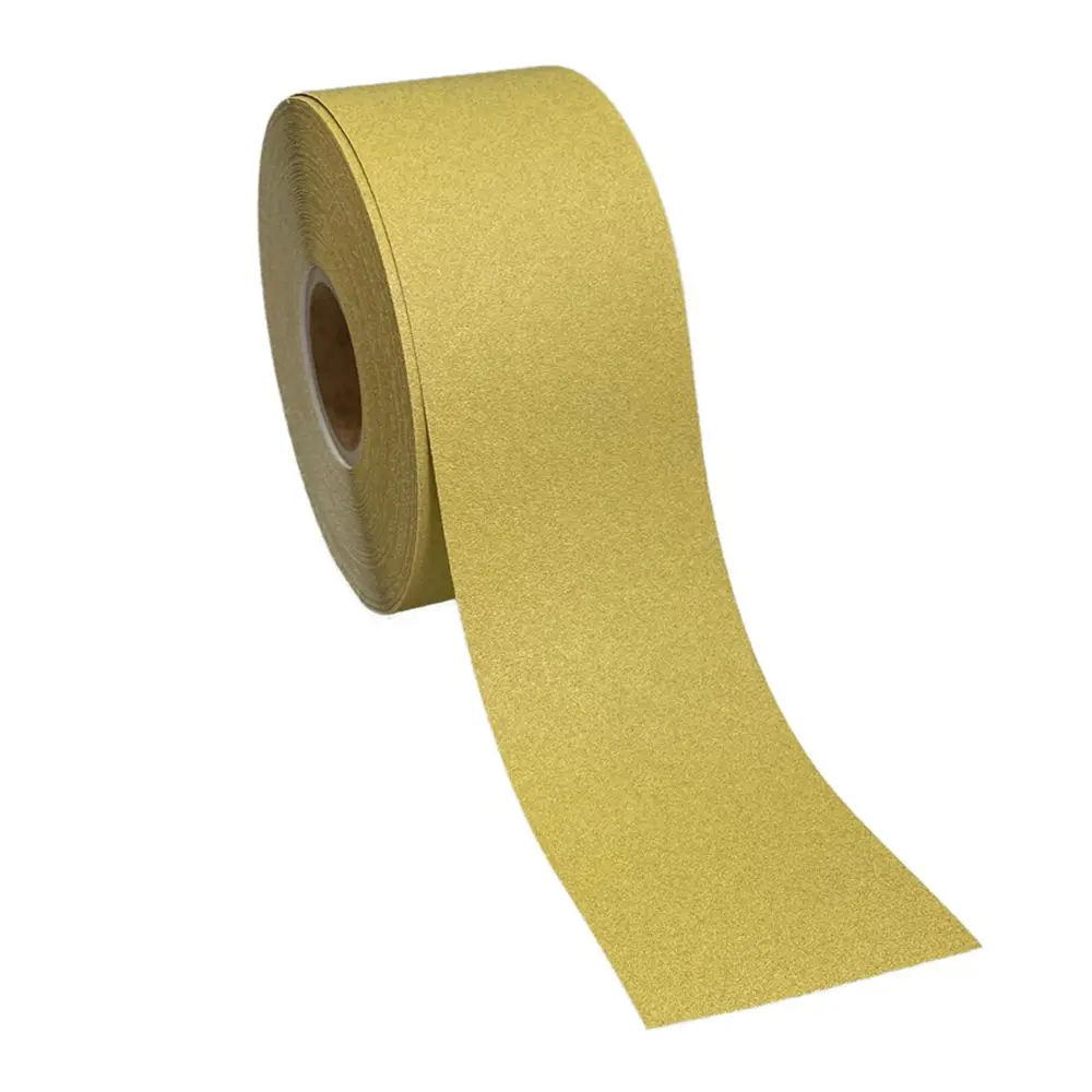 Revcut Gold Abrasive Sand Paper P80 Grit 70Mm X 50M Roll 1