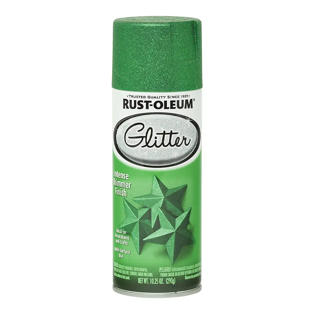 Rust-Oleum Specialty Glitter Metallic Spray Paint 290G Green 1