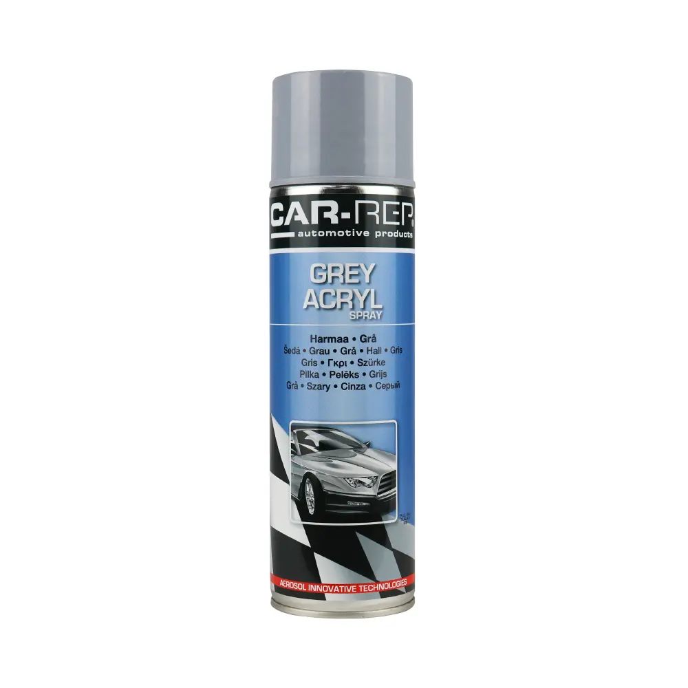 Car-Rep Professional Automotive Acrylic Aerosol 500Ml Grey 1