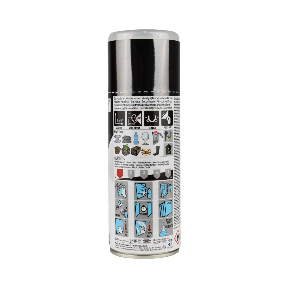 Car-Rep Rubber Comp Removable Plasti Dip Paint 400Ml Satin Gun Metal Grey X 3 Pack 2