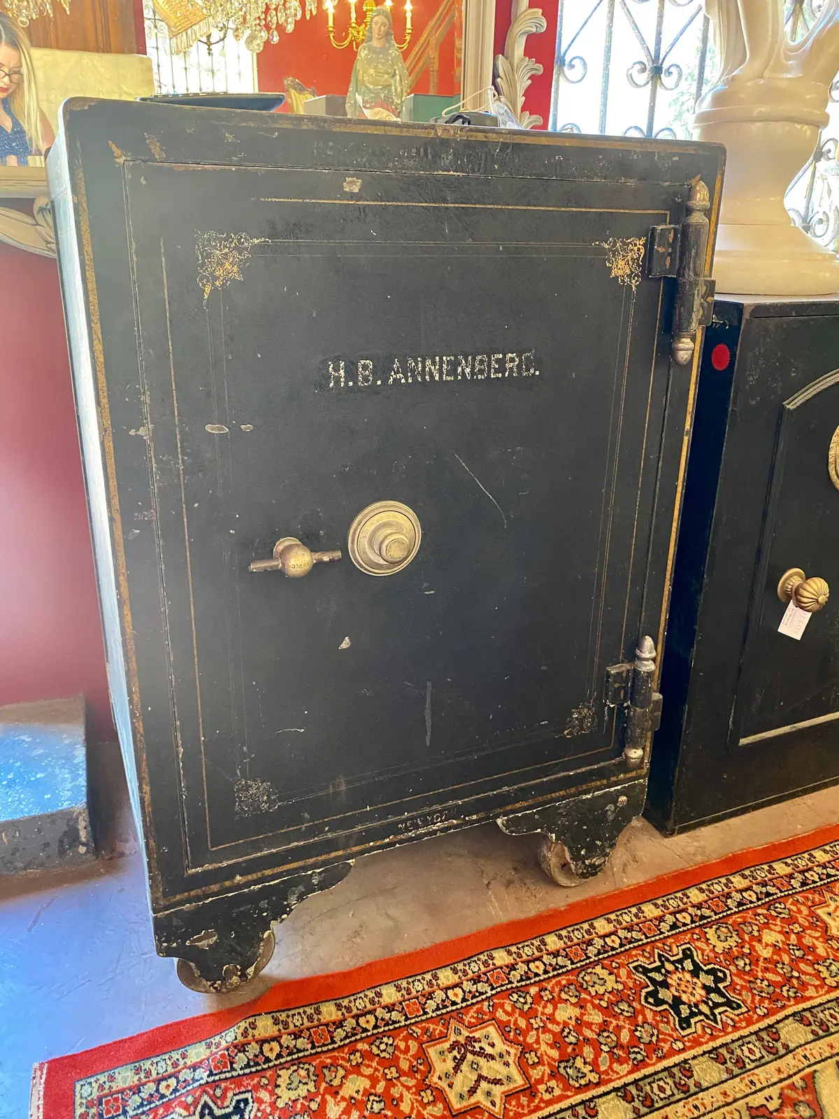 Incredibly Rare And Unusual American Combination Safe 1