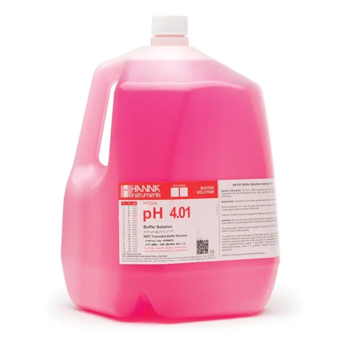Hanna Standard Ph 4.01 Buffer Solution, 4000 Ml 1