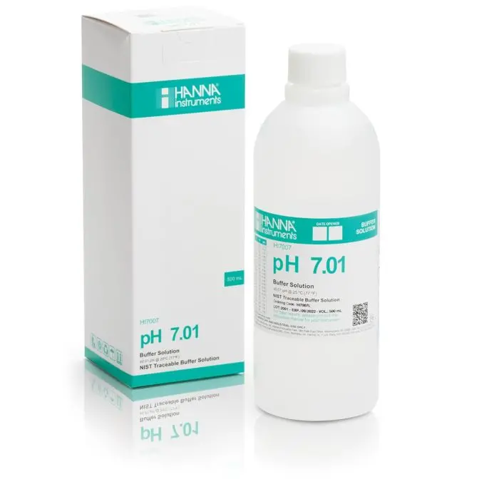 Hanna Standard Ph 7.01 Buffer Solution, 500 Ml 1
