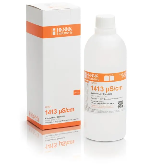 Conductivity Calibration Solution, 500 Ml, 1,413 Us/Cm 1