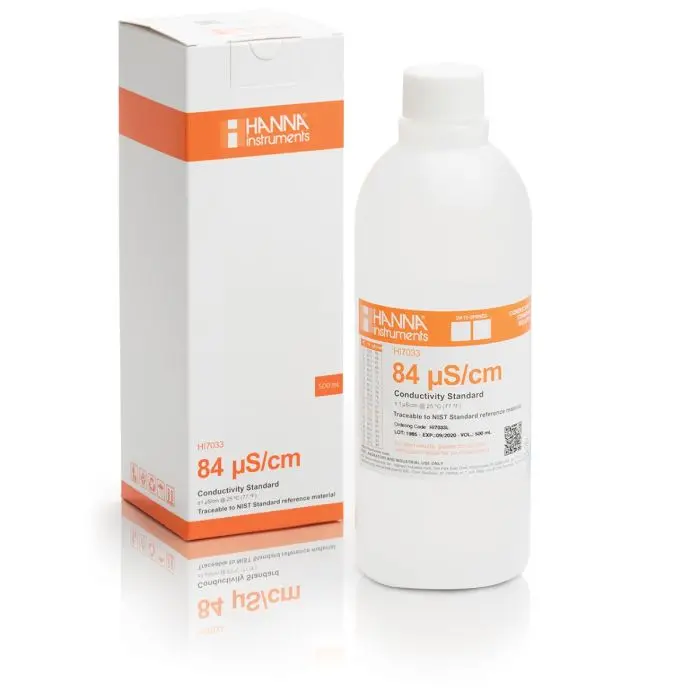 Conductivity Calibration Solutions, 500 Ml, 84Us/Cm 1
