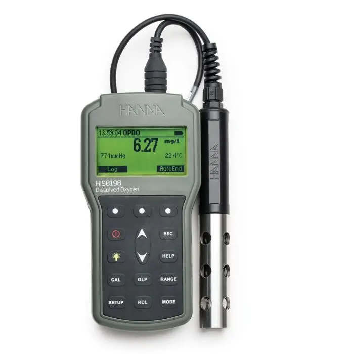 Hanna Optical Dissolved Oxygen Meter Kit 1