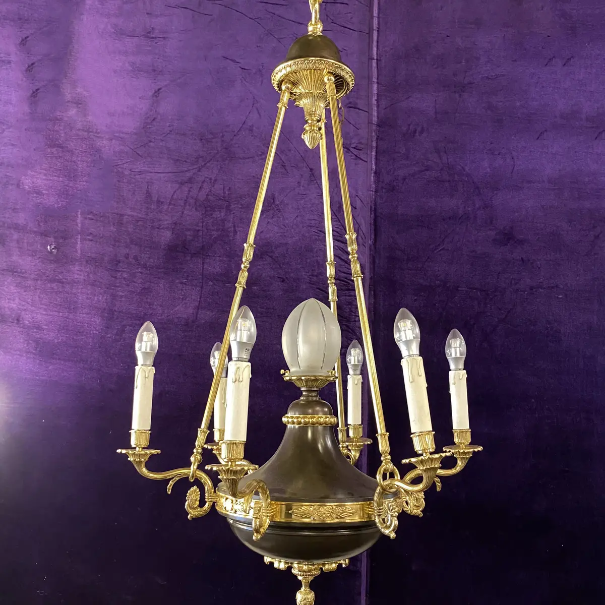 Exceptionally Rare Empire Era Chandelier - Sold 1