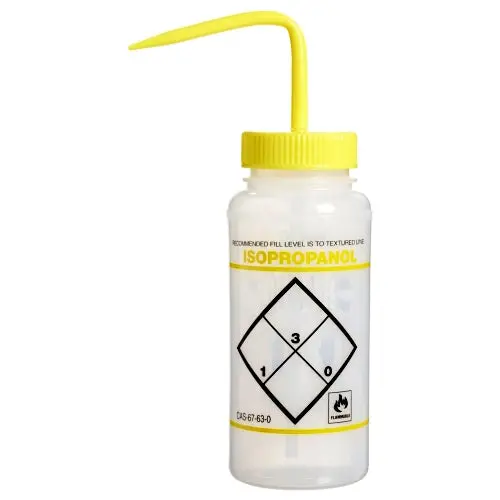Wash Bottle, Safety Labeled, "Iso-Propanol", 500 Ml 1