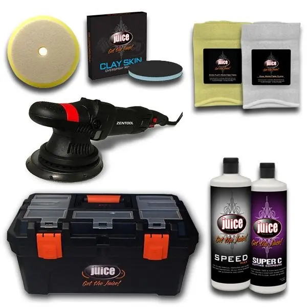 Zentool Series 2 Juice Polishes Kit Dual Action Polisher Buff Wax Detailing Bigfoot 1
