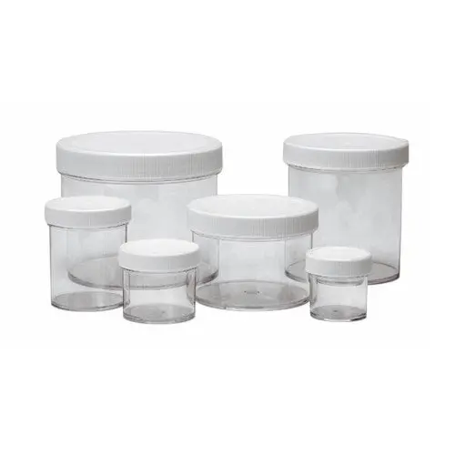 Polystyrene (Clear) Jars, Straight-Sided 60Ml 1