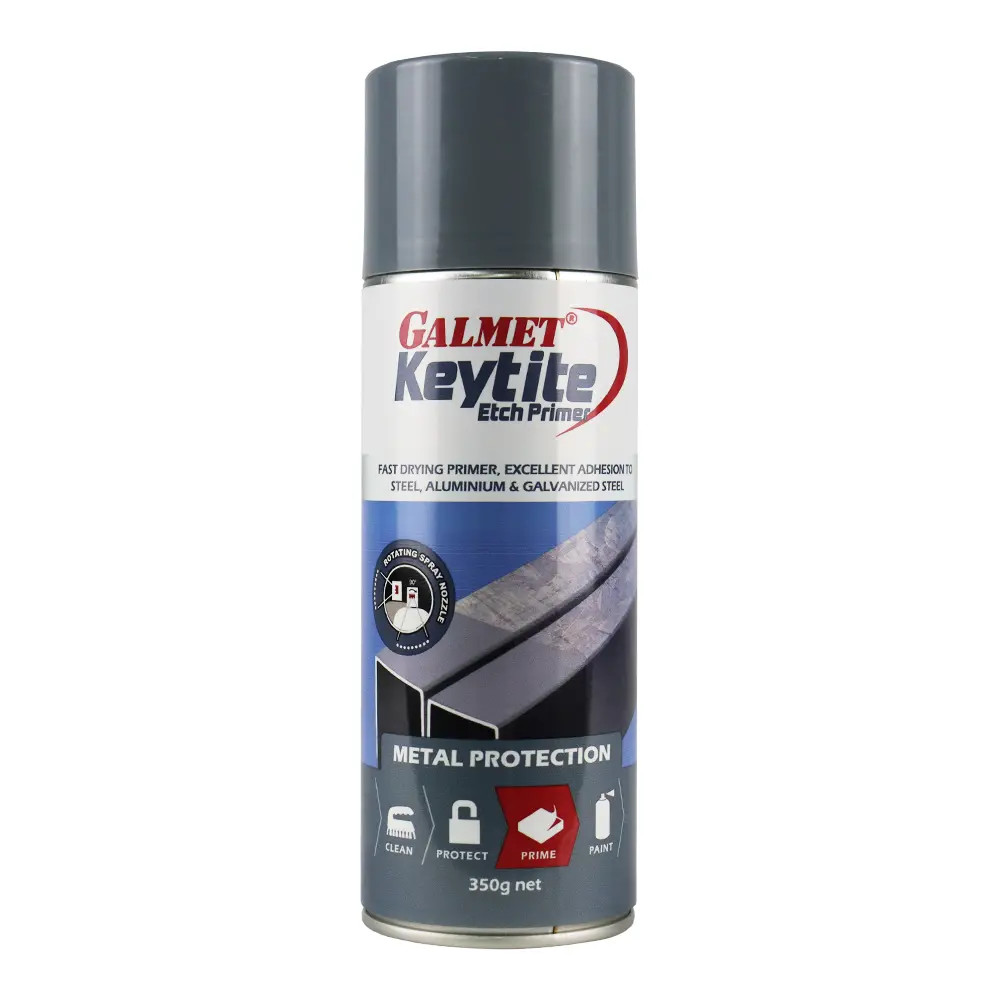 Galmet Keytite Etch Primer Aerosol 350G Grey 1