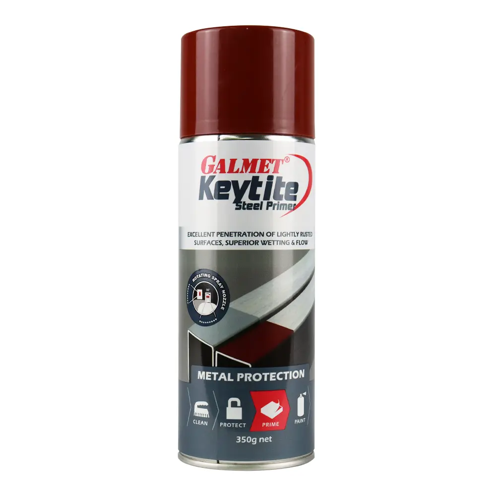 Galmet Keytite Steel Primer Aerosol 350G Red 1