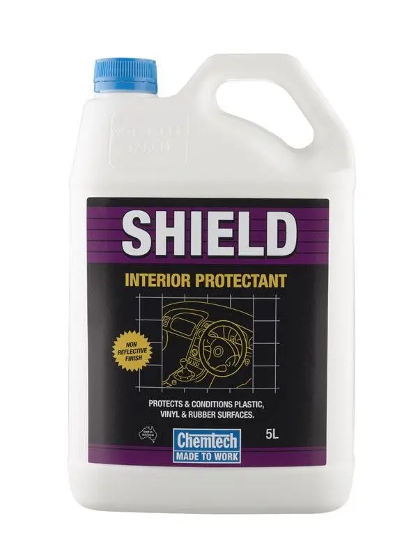 Chemtech Shield Interior Protectant 5Lt Spray Bottle Plastic Vinyl Rubber 1