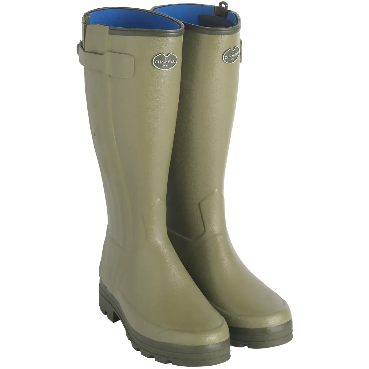 Le Chameau Men's Chasseur Neo Wellington Boots - Vert Vierzon 1
