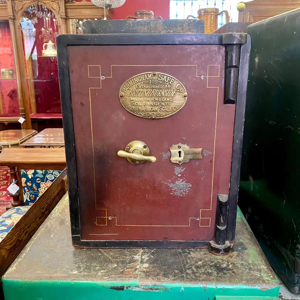 Beautiful Antique Safe By "Birmingham Safe Co" - Sold 1