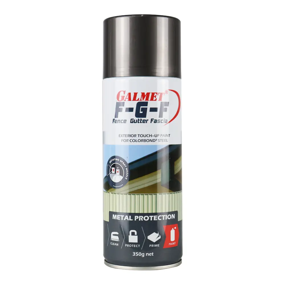 Galmet Fence Gutter Fascia Fgf Colorbond 350G Spray Paint Aerosol Monument 1
