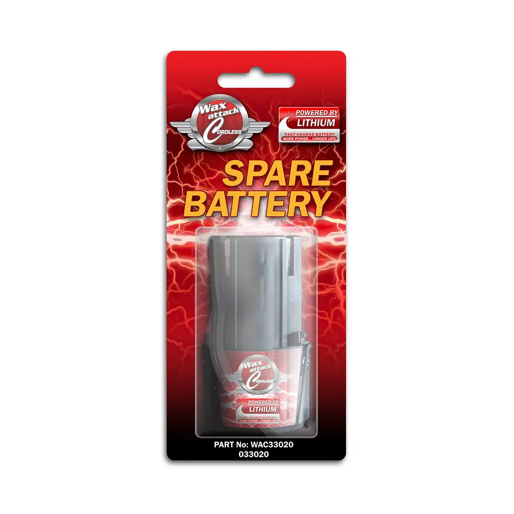 Mothers Wax Attack Cordless Spare Lithium Battery For Wax Attach Polisher 1