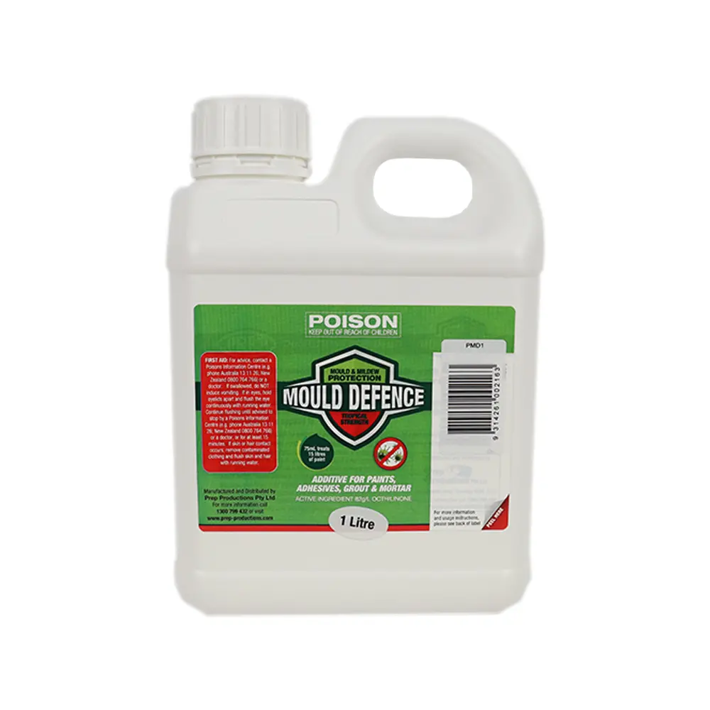 Prep Mould Defence 1L Inhibitor Additive Paint Stain Oil Water Solvent Based 1