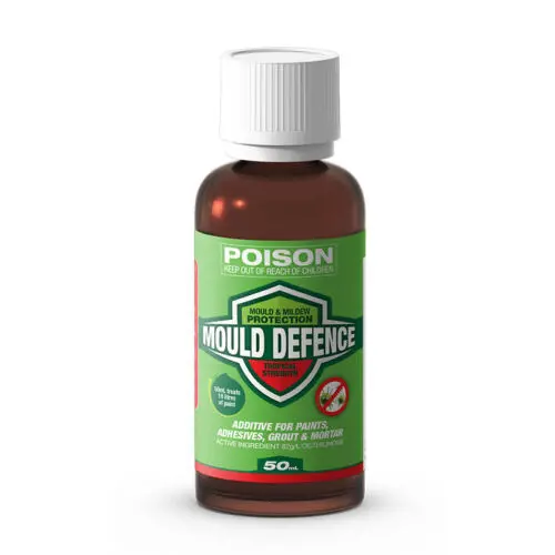 Prep Mould Defence 50Ml Inhibitor Additive Paint Stain Oil Water Solvent Based 1