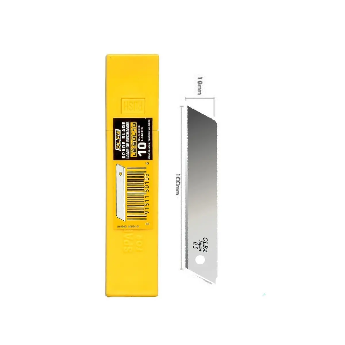Olfa Xl-2 Extra Long Cutter Spare Blades 1