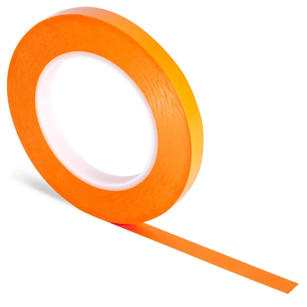 Jtape Orange Fine Line Tape 9Mm X 55M Curves & Straight Lines 1