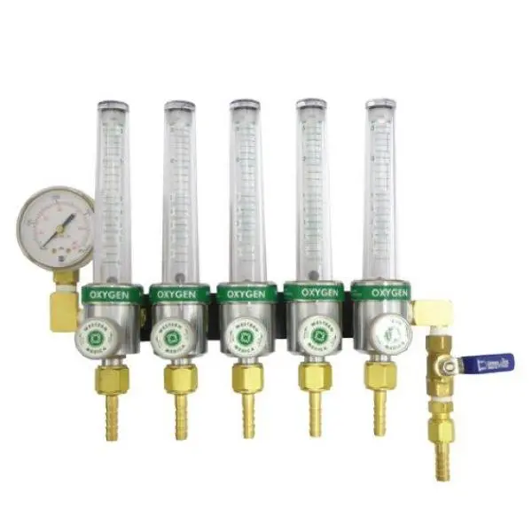 5-Way Oxygen Flow Meter Manifold 1