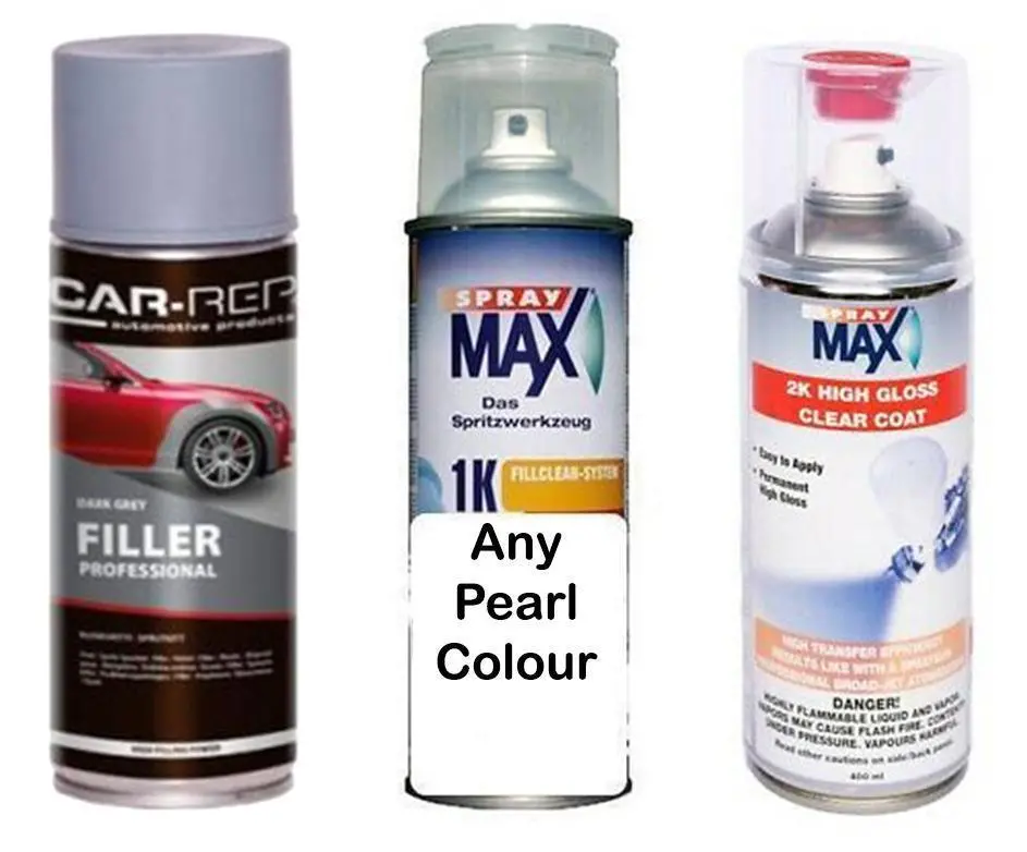 Auto Touch Up Paint Chevrolet Any Pearl Colour Plus 2K Clear Coat & Primer 1
