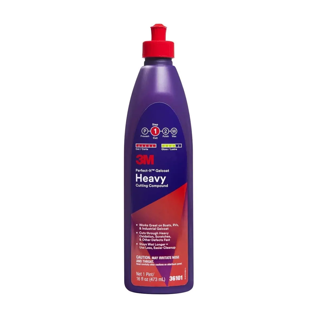 3M Perfect-It Gelcoat Heavy Cutting Compound Pint 473Ml Boat Rv Industrial 36101 1
