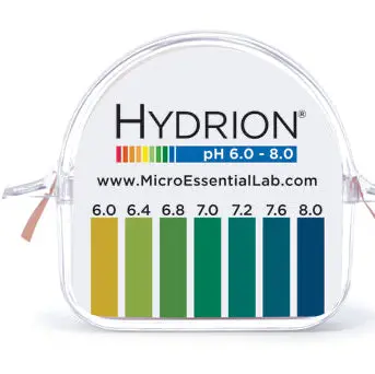 Ph Test Paper, Ph Range 3-8, Dual 15' Rolls 1