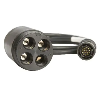 4-Port Quatro Cable - Do / Conductivity / Temp / Dual Ise Cable Assembly, 20M 1