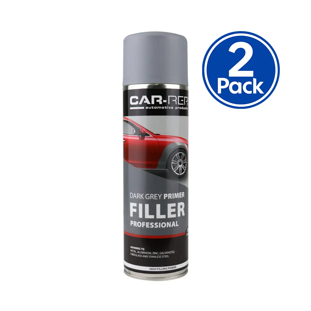 Car-Rep Automotive Professional Primer Filler 500Ml Grey X 2 Pack 1