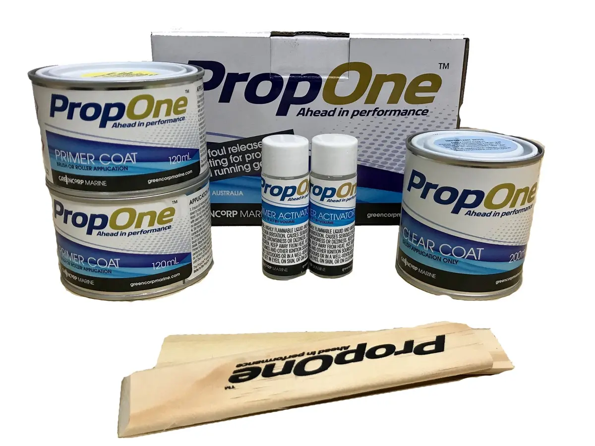 Prop One 500Ml Foul Release Coating Kit Propeller Antifoul Propgold 1