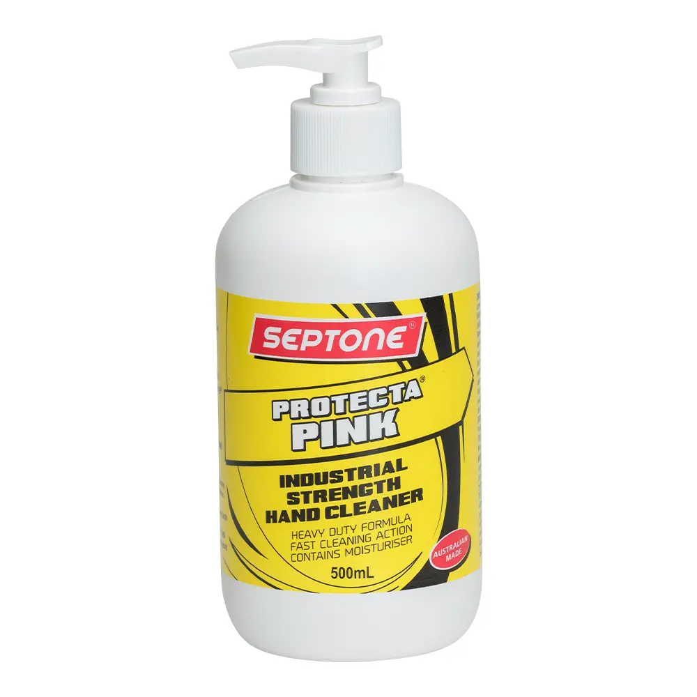 Septone Protecta Pink Heavy Duty Industrial Hand Cleaner 500Ml Pump Bottle 1