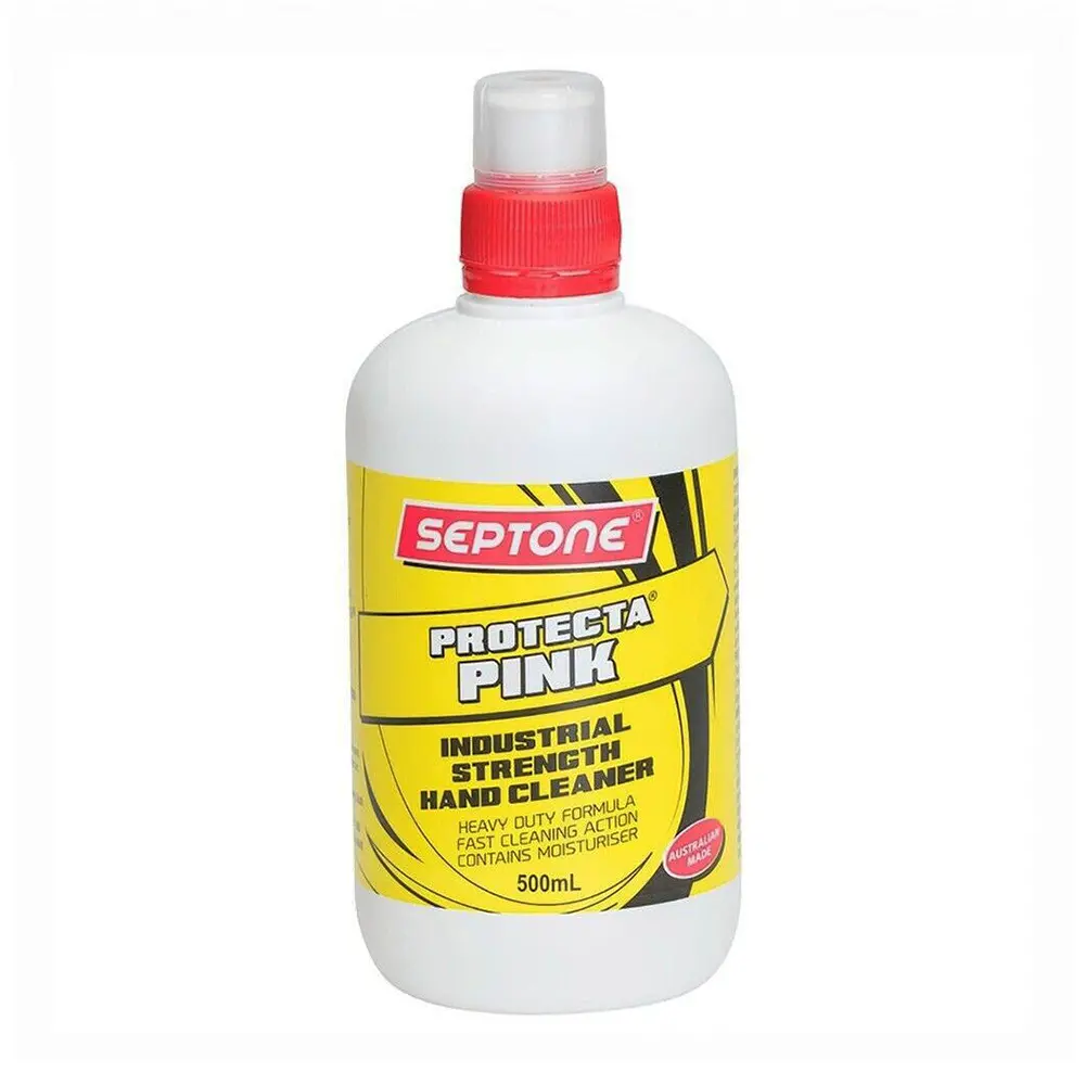 Septone Protecta Pink Heavy Duty Industrial Hand Cleaner 500Ml Squeeze Bottle 1