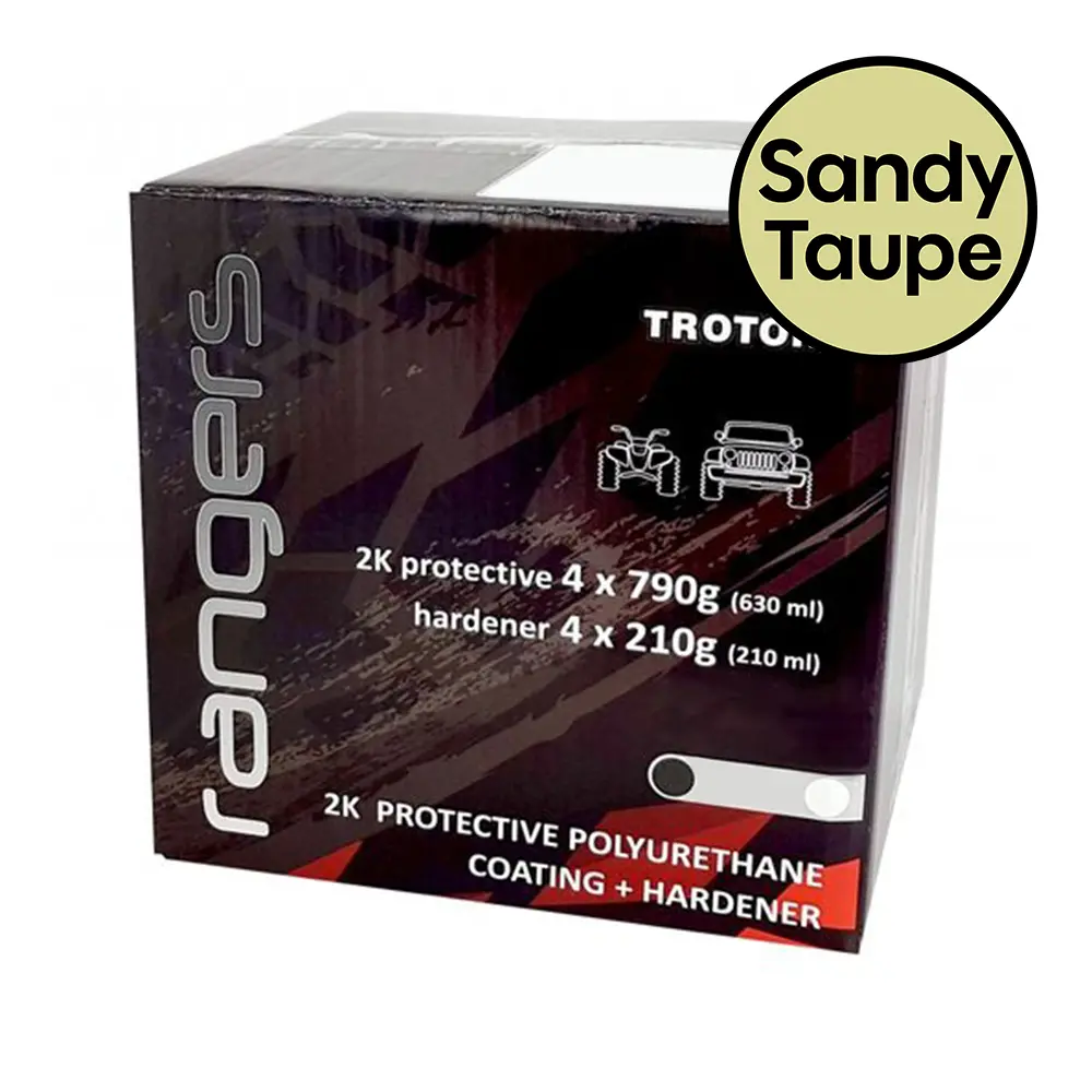 Troton Rangers 2K Protective Polyurethane Coating Kit 3.78L For Toyota 4E9 Beige 1
