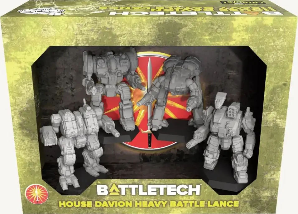 Battletech House Davion Heavy Battle Lance Forcepack 1