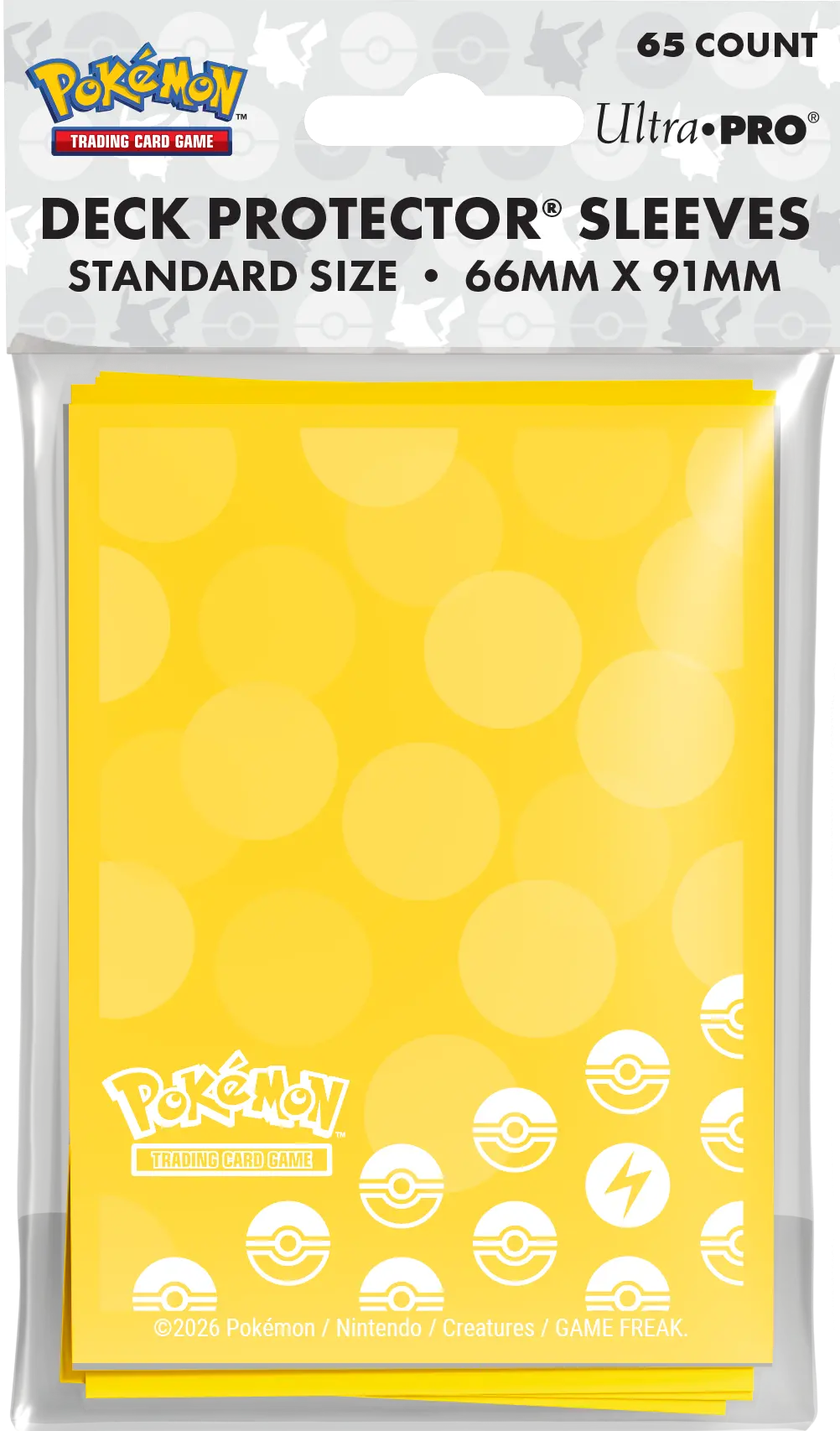 Ultra Pro D-Pro Pokemon Energy Lightning Type 65Ct 1